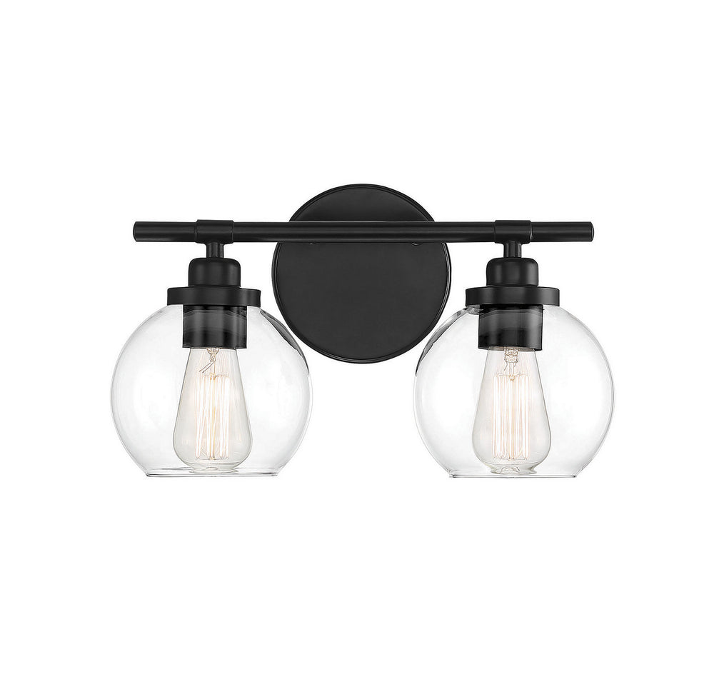 Savoy House - Two Light Bath Bar - Carson - Matte Black- Union Lighting Luminaires Decor