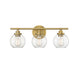 Savoy House - Three Light Bath Bar - Carson - Warm Brass- Union Lighting Luminaires Decor