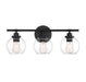 Savoy House - Three Light Bath Bar - Carson - Matte Black- Union Lighting Luminaires Decor