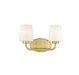 Savoy House - Two Light Bath Bar - Capra - Warm Brass- Union Lighting Luminaires Decor
