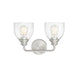 Savoy House - Two Light Bath Bar - Vale - Satin Nickel- Union Lighting Luminaires Decor