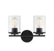 Savoy House - Two Light Bath Bar - Marshall - Matte Black- Union Lighting Luminaires Decor