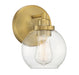 Savoy House - One Light Bath - Carson - Warm Brass- Union Lighting Luminaires Decor
