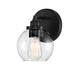 Savoy House - One Light Wall Sconce - Carson - Matte Black- Union Lighting Luminaires Decor
