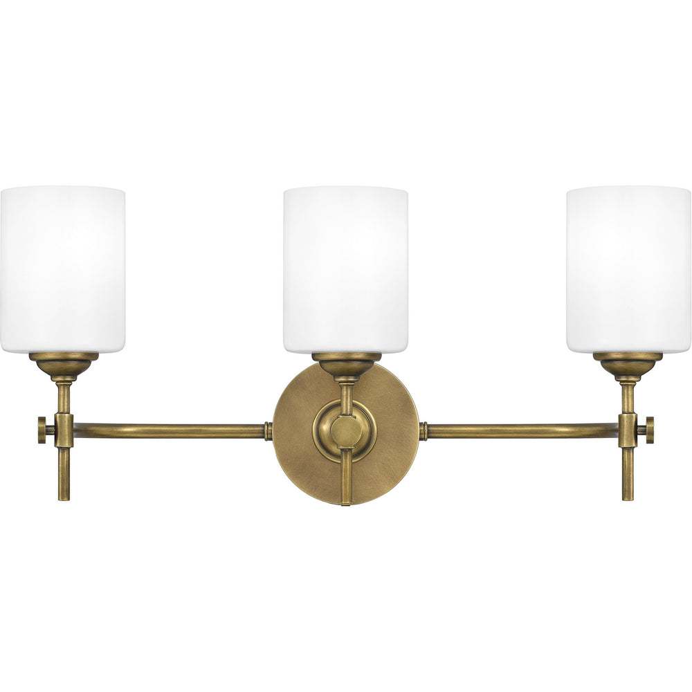 Quoizel - Three Light Bath - Aria - Weathered Brass- Union Lighting Luminaires Decor