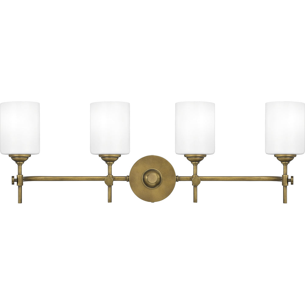 Quoizel - Four Light Bath - Aria - Weathered Brass- Union Lighting Luminaires Decor