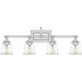 Quoizel - Four Light Bath - Nicholas - Polished Chrome- Union Lighting Luminaires Decor