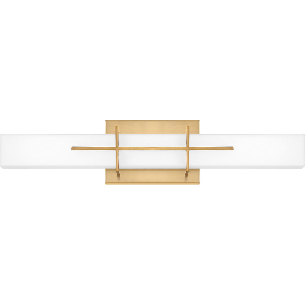 Quoizel - LED Bath Fixture - Gemini - Aged Brass- Union Lighting Luminaires Decor