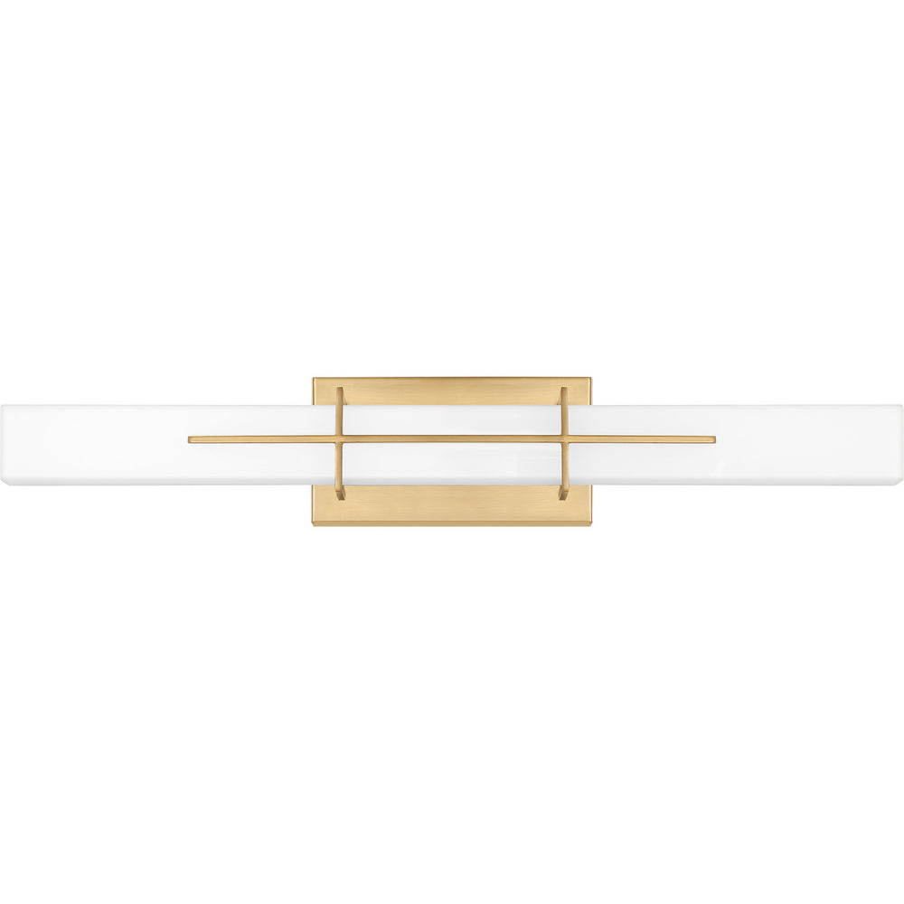 Quoizel - LED Bath Fixture - Gemini - Aged Brass- Union Lighting Luminaires Decor
