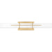 Quoizel - LED Bath Fixture - Gemini - Aged Brass- Union Lighting Luminaires Decor