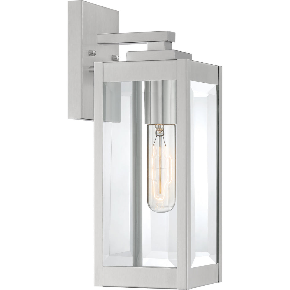 Quoizel - One Light Outdoor Lantern - Westover - Stainless Steel- Union Lighting Luminaires Decor