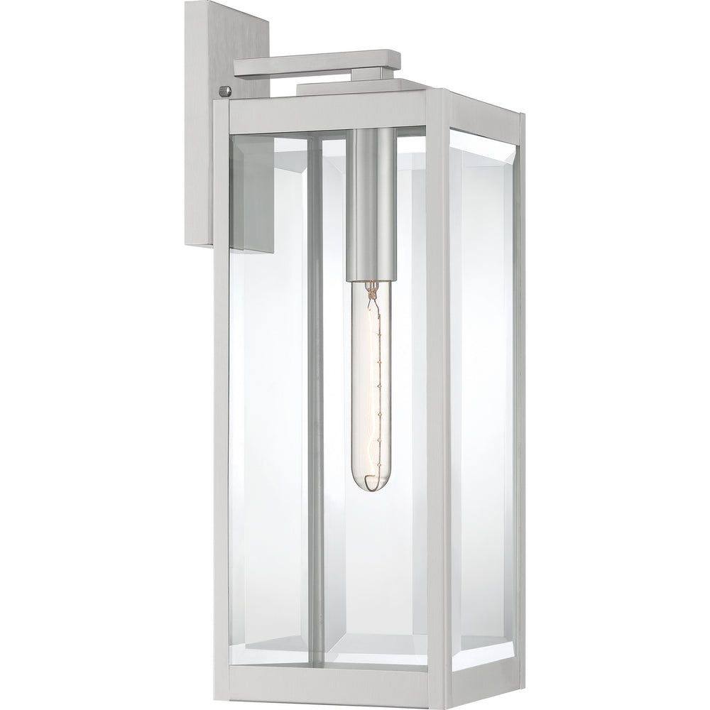Quoizel - One Light Outdoor Lantern - Westover - Stainless Steel- Union Lighting Luminaires Decor