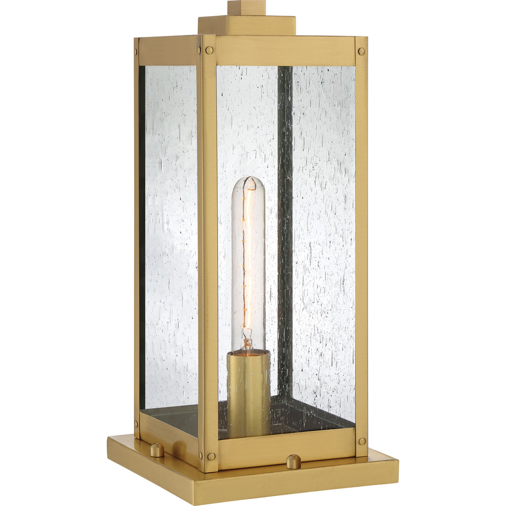 Quoizel - One Light Outdoor Lantern - Westover - Antique Brass- Union Lighting Luminaires Decor
