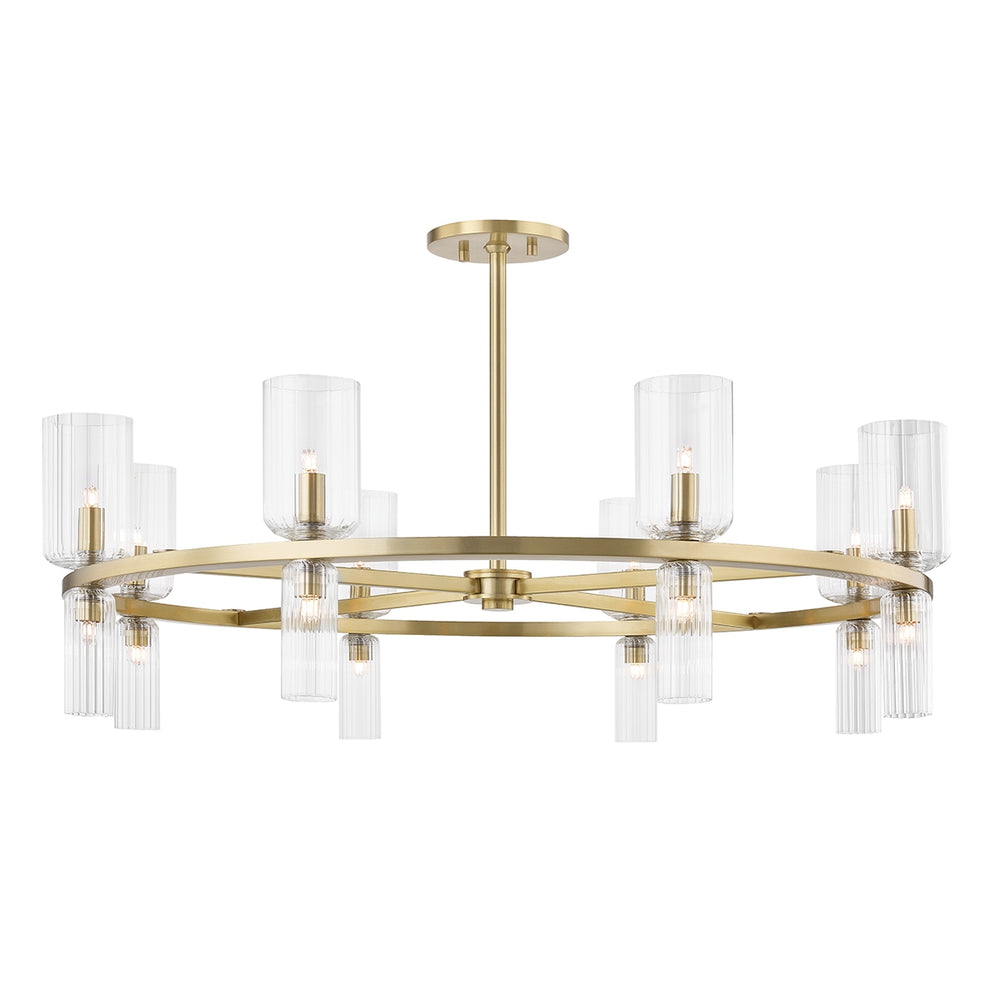 Mitzi Canada - 16 Light Chandelier - Tabitha - Aged Brass- Union Lighting Luminaires Decor