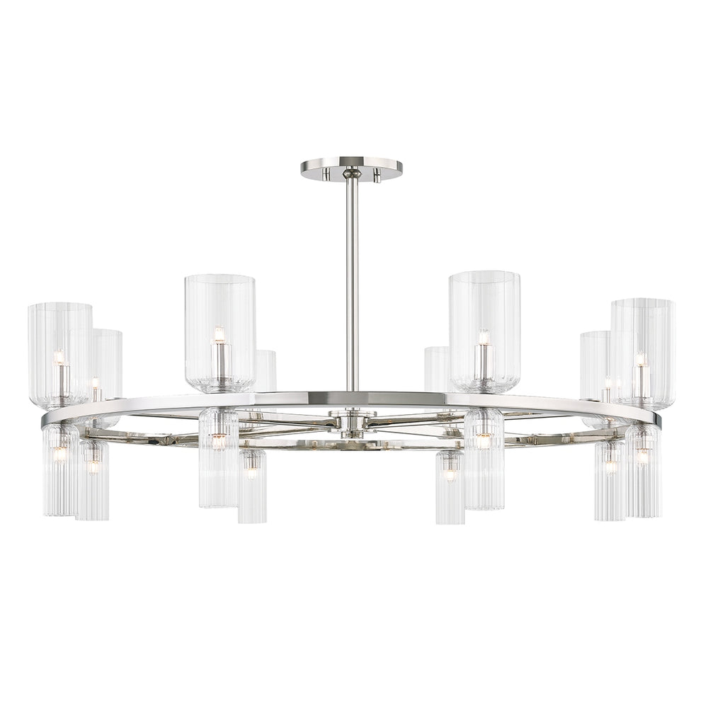 Mitzi Canada - 16 Light Chandelier - Tabitha - Polished Nickel- Union Lighting Luminaires Decor