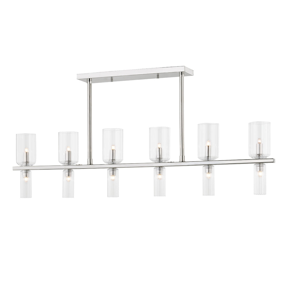 Mitzi Canada - 12 Light Linear - Tabitha - Polished Nickel- Union Lighting Luminaires Decor