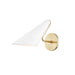 Mitzi Canada - One Light Wall Sconce - Talia - Aged Brass/Dove Gray Combo- Union Lighting Luminaires Decor