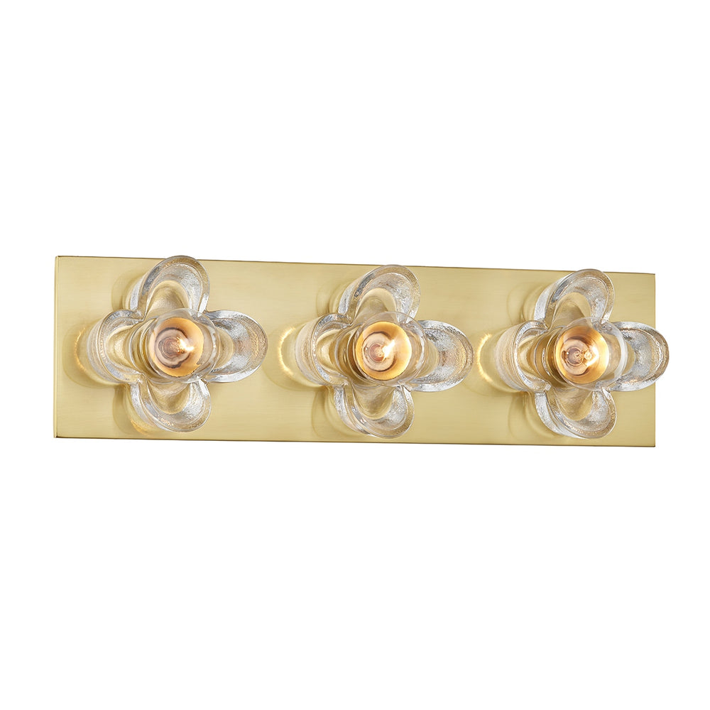 Mitzi Canada - Three Light Bath and Vanity - Shea - Aged Brass- Union Lighting Luminaires Decor