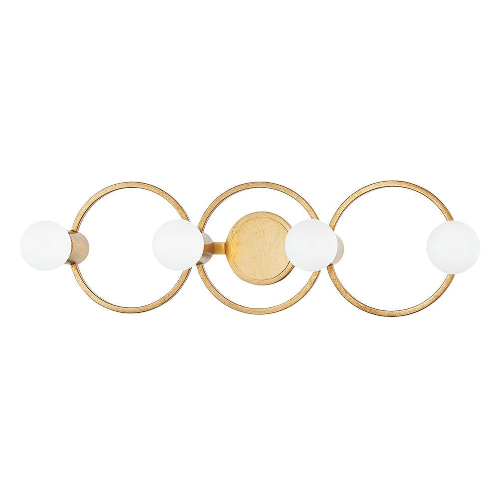 Mitzi Canada - Four Light Bath and Vanity - Hope - Gold Leaf- Union Lighting Luminaires Decor