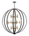 Hinkley Canada - LED Chandelier - Euclid - Spanish Bronze- Union Lighting Luminaires Decor