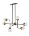Hinkley Canada - LED Chandelier - Poppy - Black- Union Lighting Luminaires Decor
