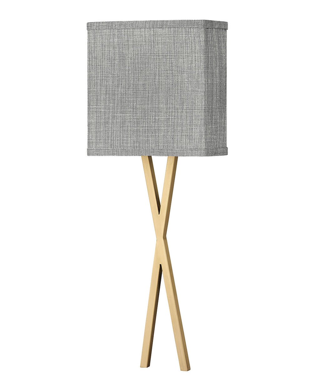 Hinkley Canada - LED Wall Sconce - Axis Heathered Gray - Heritage Brass- Union Lighting Luminaires Decor