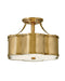 Hinkley Canada - LED Foyer Pendant - Chance - Heritage Brass- Union Lighting Luminaires Decor