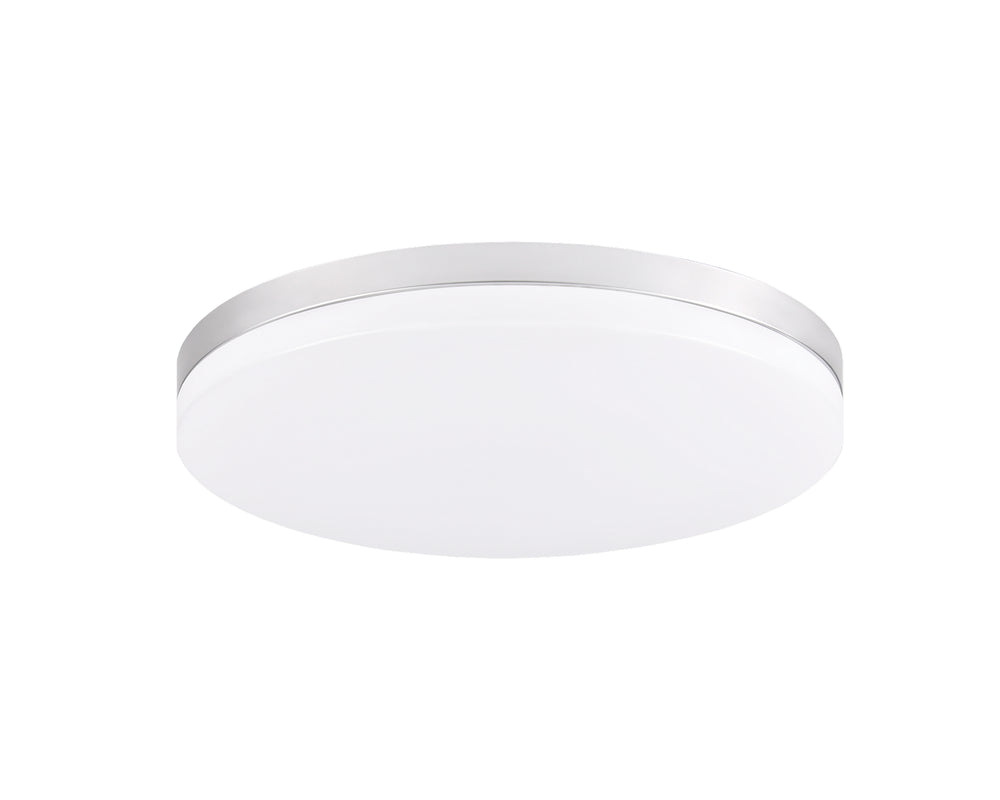 Matteo Canada - LED Flush Mount - Xelan - Painted Silver- Union Lighting Luminaires Decor
