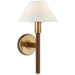 Ralph Lauren Canada - One Light Wall Sconce - Radford - Natural Brass and Natural Rift Oak- Union Lighting Luminaires Decor