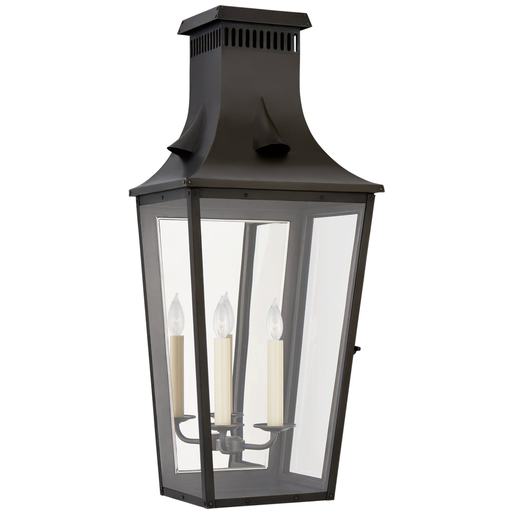 Visual Comfort Signature Canada - Two Light Wall Lantern - Belaire - Blackened Copper- Union Lighting Luminaires Decor