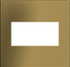 Legrand Canada - Two-Gang Screwless Wall Plate - Adorne - Brushed Satin Brass- Union Lighting Luminaires Decor