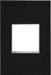 Legrand Canada - One-Gang Screwless Wall Plate - Adorne - Black Stainless- Union Lighting Luminaires Decor