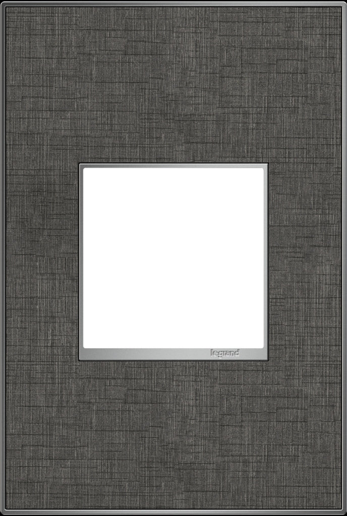 Legrand Canada - One-Gang Screwless Wall Plate - Adorne - Slate Linen- Union Lighting Luminaires Decor