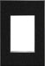Legrand Canada - One-Gang-Plus Screwless Wall Plate - Adorne - Black Stainless- Union Lighting Luminaires Decor