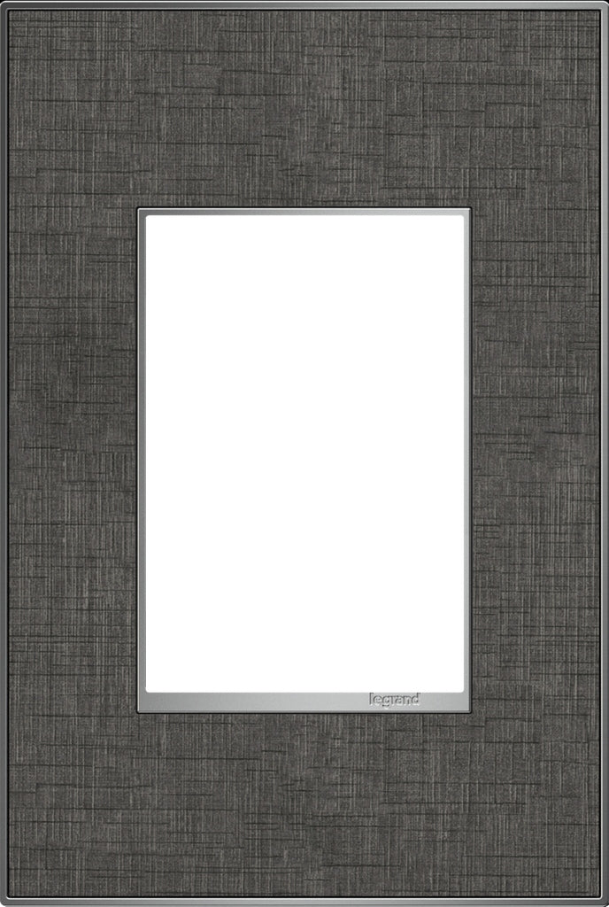 Legrand Canada - One-Gang-Plus Screwless Wall Plate - Adorne - Slate Linen- Union Lighting Luminaires Decor