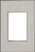Legrand Canada - One-Gang-Plus Screwless Wall Plate - Adorne - True Linen- Union Lighting Luminaires Decor