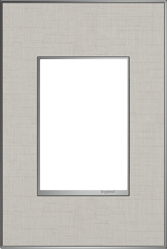 Legrand Canada - One-Gang-Plus Screwless Wall Plate - Adorne - True Linen- Union Lighting Luminaires Decor