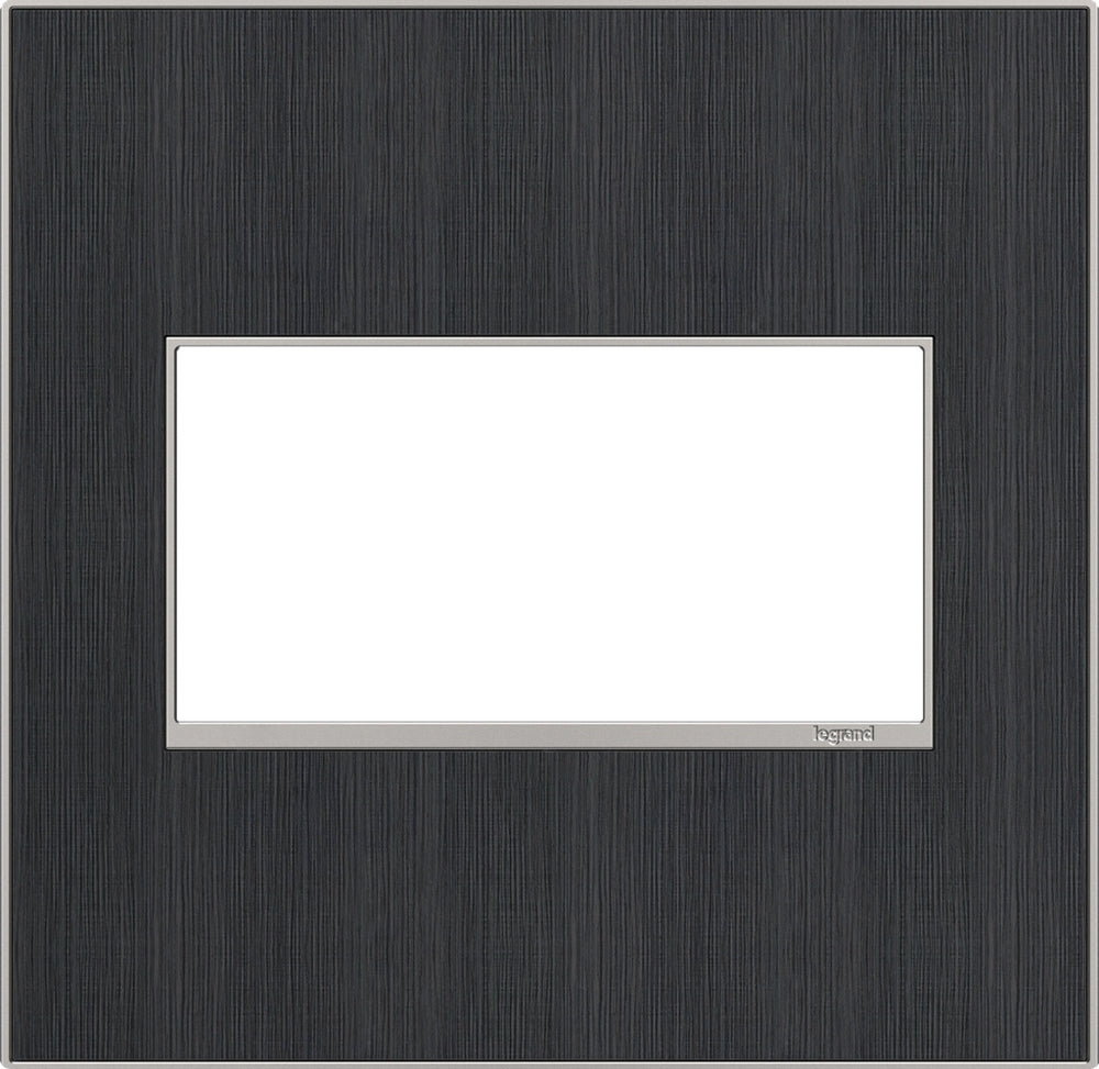 Legrand Canada - Two-Gang Screwless Wall Plate - Adorne - Rustic Grey- Union Lighting Luminaires Decor