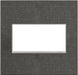 Legrand Canada - Two-Gang Screwless Wall Plate - Adorne - Slate Linen- Union Lighting Luminaires Decor