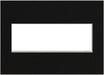 Legrand Canada - Three-Gang Screwless Wall Plate - Adorne - Black Stainless- Union Lighting Luminaires Decor