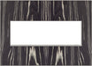 Legrand Canada - Three-Gang Screwless Wall Plate - Adorne - Macassar- Union Lighting Luminaires Decor
