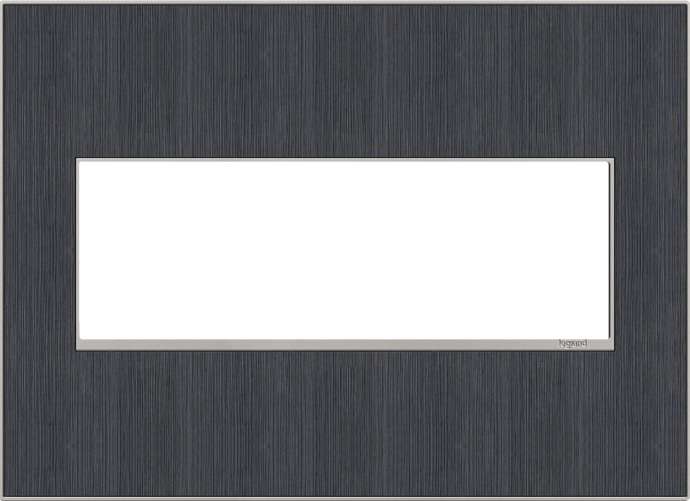 Legrand Canada - Three-Gang Screwless Wall Plate - Adorne - Rustic Grey- Union Lighting Luminaires Decor