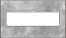 Legrand Canada - Four-Gang Screwless Wall Plate - Adorne - Spiraled Stainless- Union Lighting Luminaires Decor