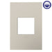 Legrand Canada - One-Gang Screwless Wall Plate with Microban - Adorne - Greige- Union Lighting Luminaires Decor