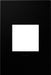 Legrand Canada - One-Gang Screwless Wall Plate - Adorne - Black Ink- Union Lighting Luminaires Decor
