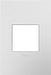 Legrand Canada - One-Gang Screwless Wall Plate with Microban - Adorne - Powder White- Union Lighting Luminaires Decor