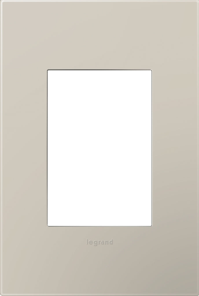 Legrand Canada - One-Gang-Plus Screwless Wall Plate - Adorne - Greige- Union Lighting Luminaires Decor