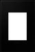 Legrand Canada - One-Gang-Plus Screwless Wall Plate - Adorne - Black Ink- Union Lighting Luminaires Decor