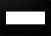 Legrand Canada - Three-Gang Screwless Wall Plate - Adorne - Black Ink- Union Lighting Luminaires Decor