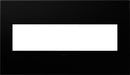 Legrand Canada - Four-Gang Screwless Wall Plate - Adorne - Black Ink- Union Lighting Luminaires Decor